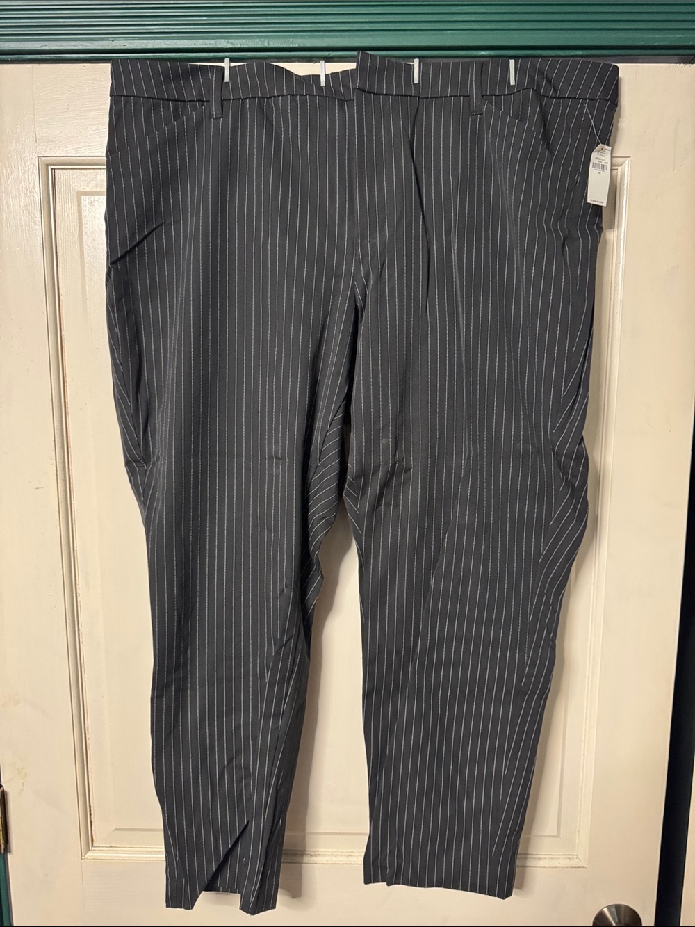 Women’s Charcoal Pinstripe Dress Pants - Pixie Skinny - New with tags